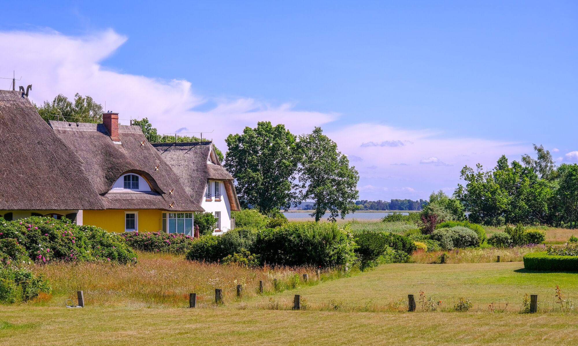 Boddenblick in Wieck am Darß