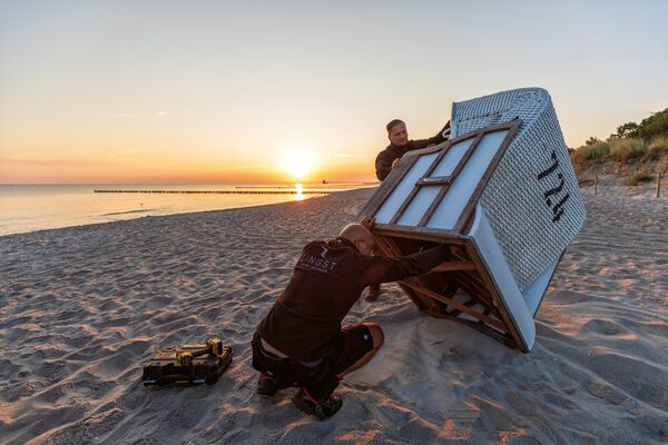 Strandkorb Instandhaltung