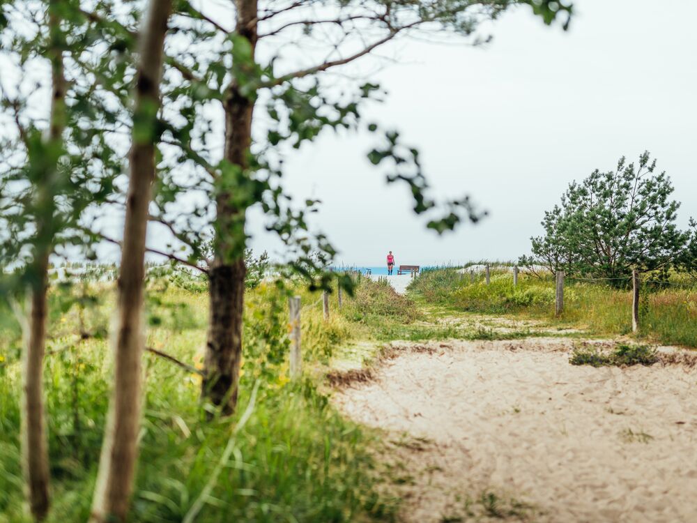 Strandaufgang bei Neuhaus