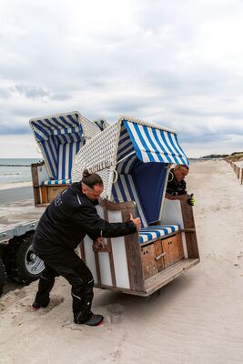 Strandkorbsetzung