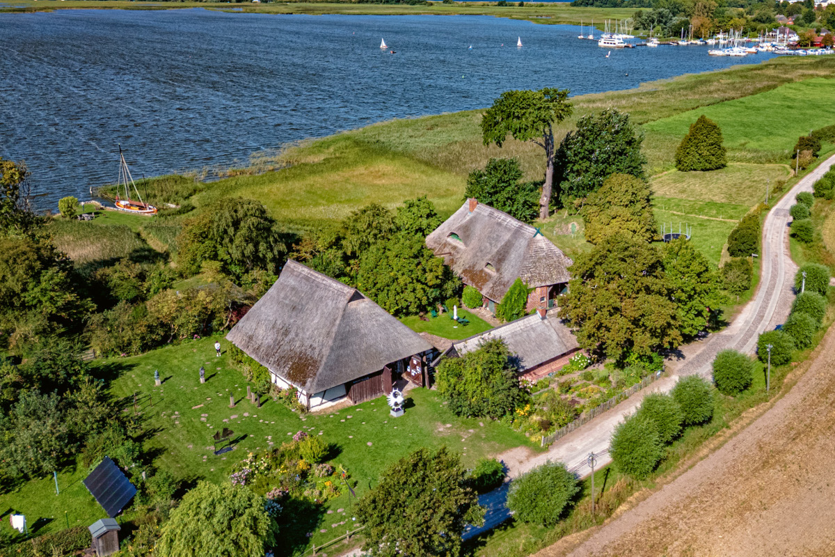 Luftbild Kunstscheune.