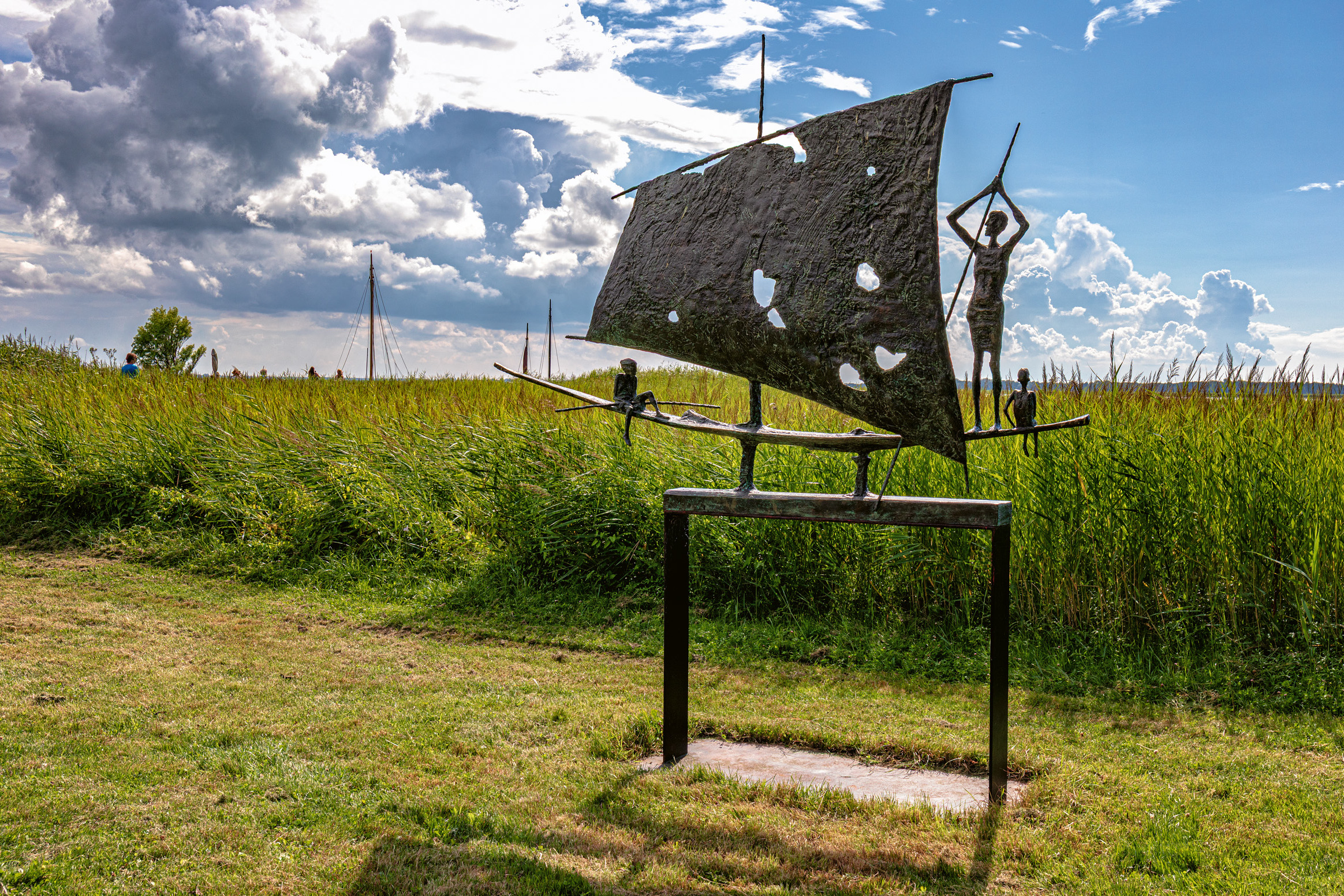 Skulptur der Kunstscheune.