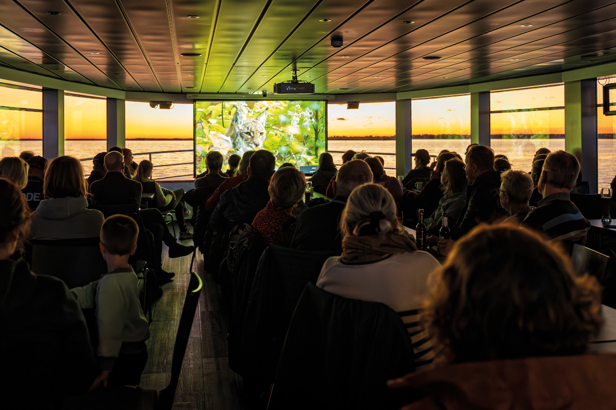 Kinoschiff Born – inspirierendes Filmerlebnis vor beeindruckender Kulisse.