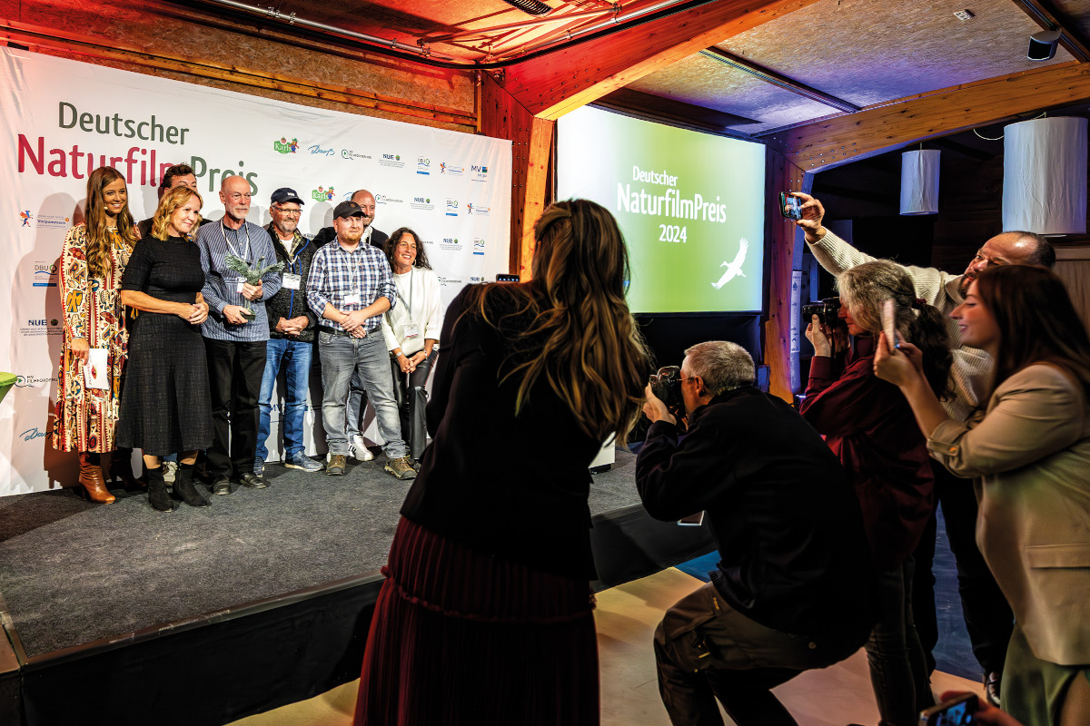 Es ist vollbracht. Bei der Verleihung eines der beiden Hauptpreise.