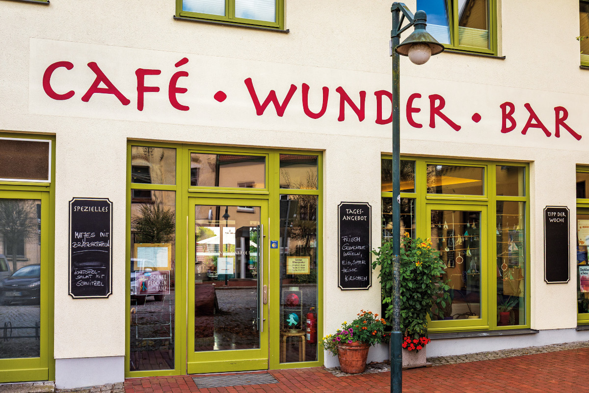 Das café-wunder-bar am Markt von Bad Sülze