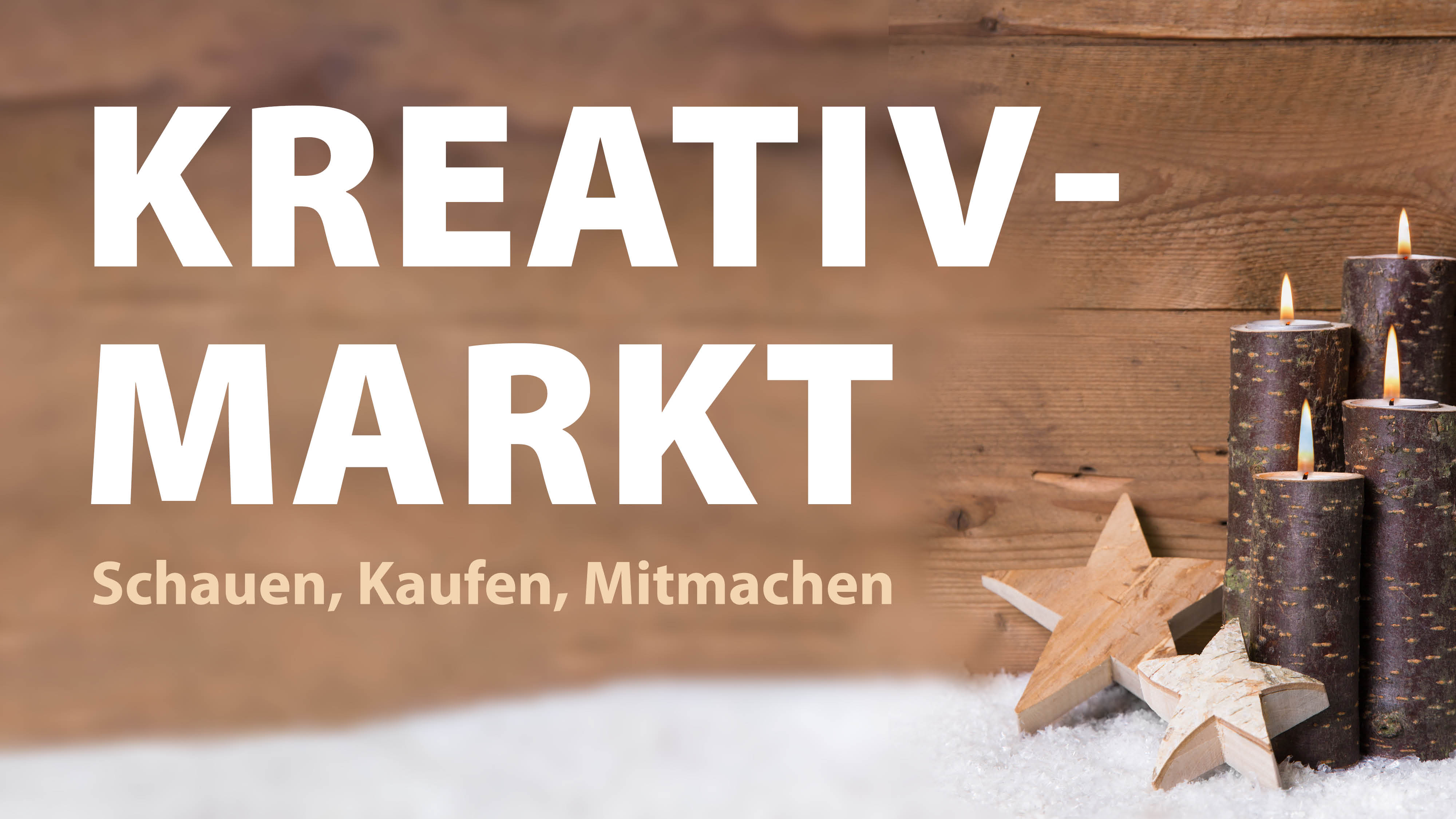 Kreativmarkt – Schauen, Kaufen, Mitmachen