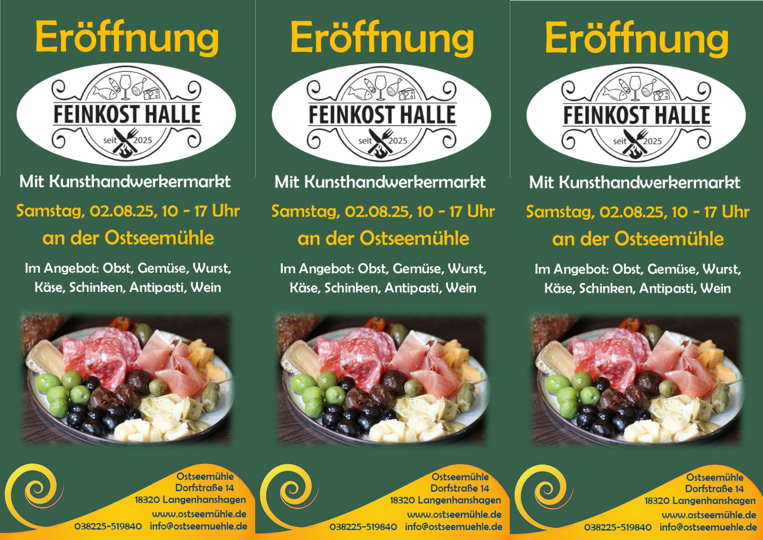 Neue Feinkosthalle an der Ostseemühle öffnet!