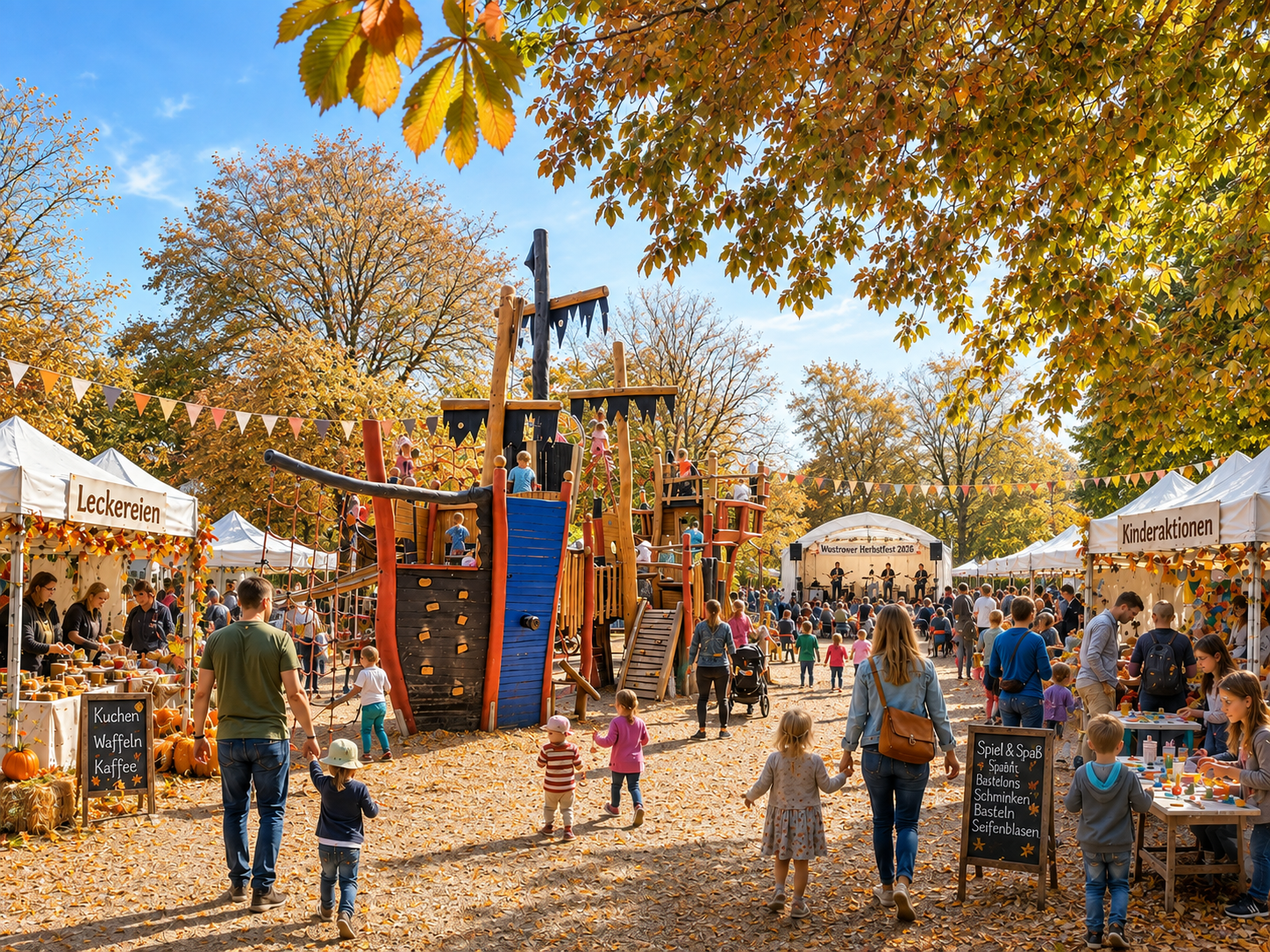 Wustrower Herbstfest | auf dem "Piraten"-Spielplatz