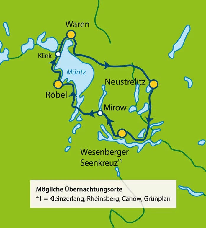 Radreise Müritz-Impressionen (6 Tage)