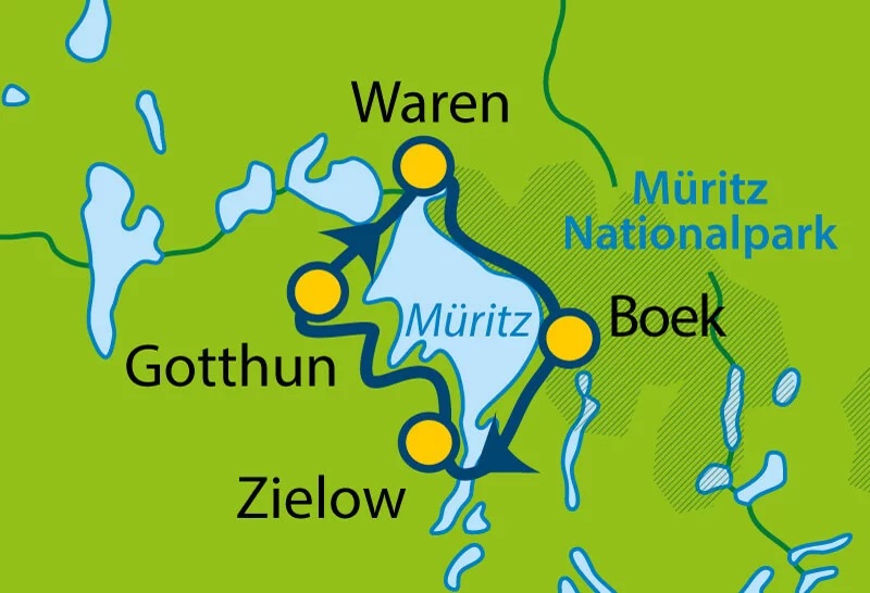 Familienradeln Seenplatte (5 Tage)