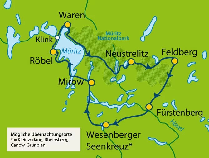 Radtour Durchs stille Land der 1.000 Seen (8 Tage)