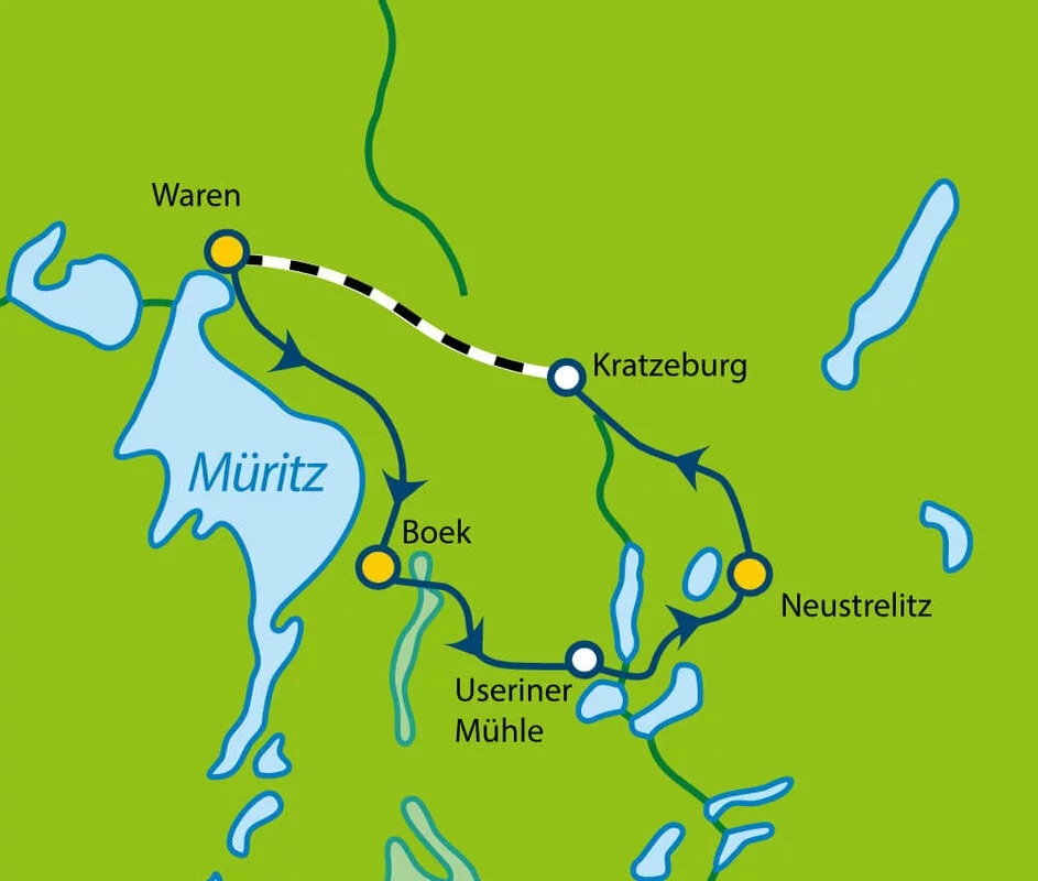 Rundwanderung durch den Müritz-Nationalpark (5 Tage)