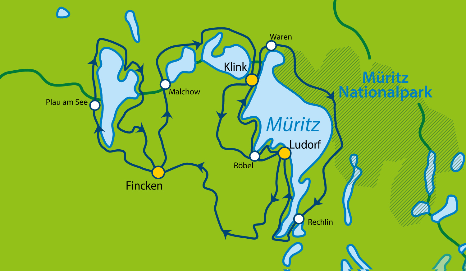 Radreise Große Seen Schlössertour (7 Tage)