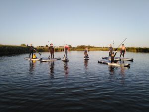 Frühaufsteher Tour Standup Paddle am Wiecker Hafen