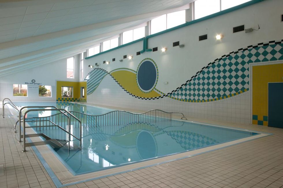Indoor swimming pool in the Baltic Sea spa clinic Fischland