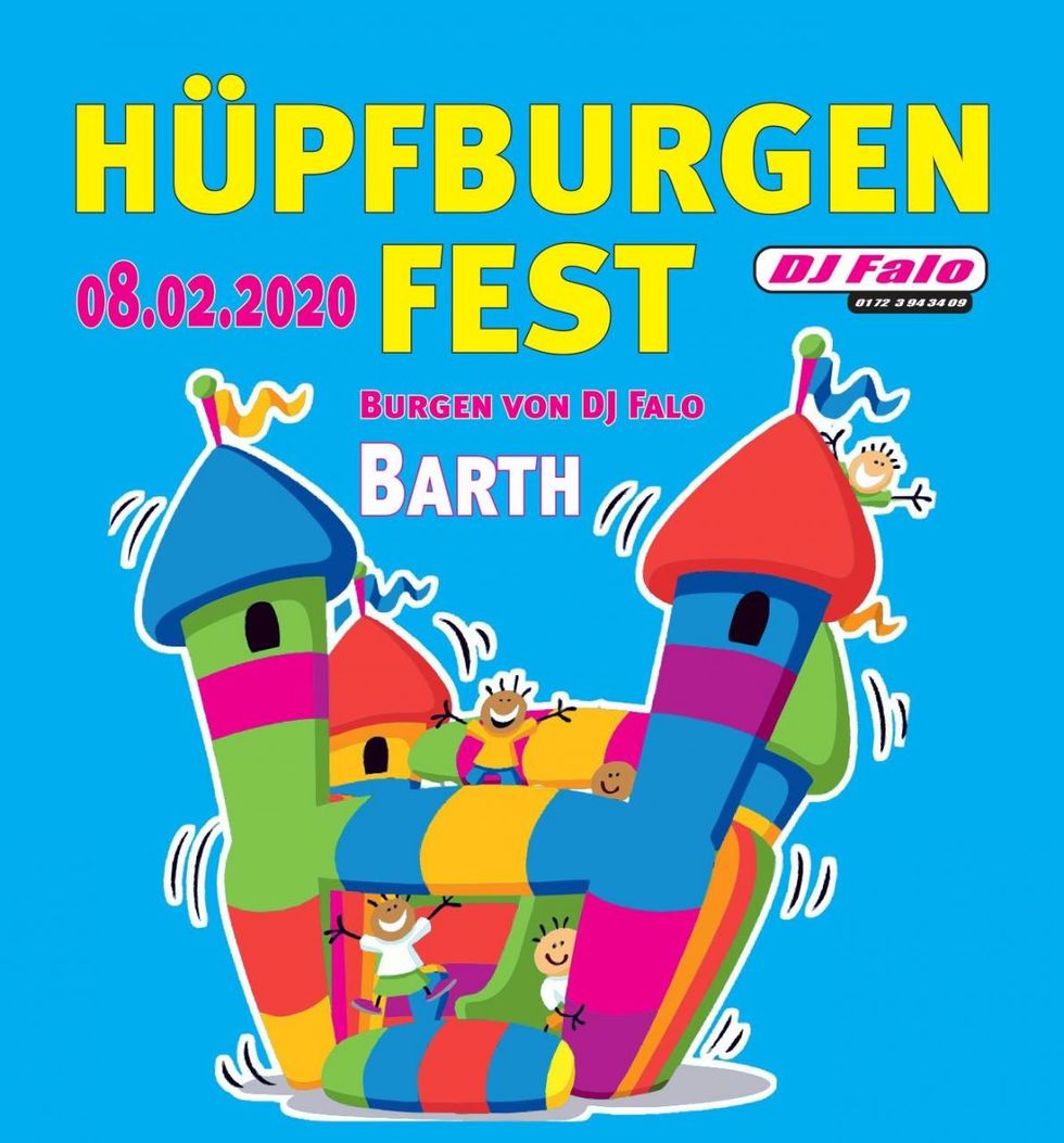 Plakat Hüpfburgenfest