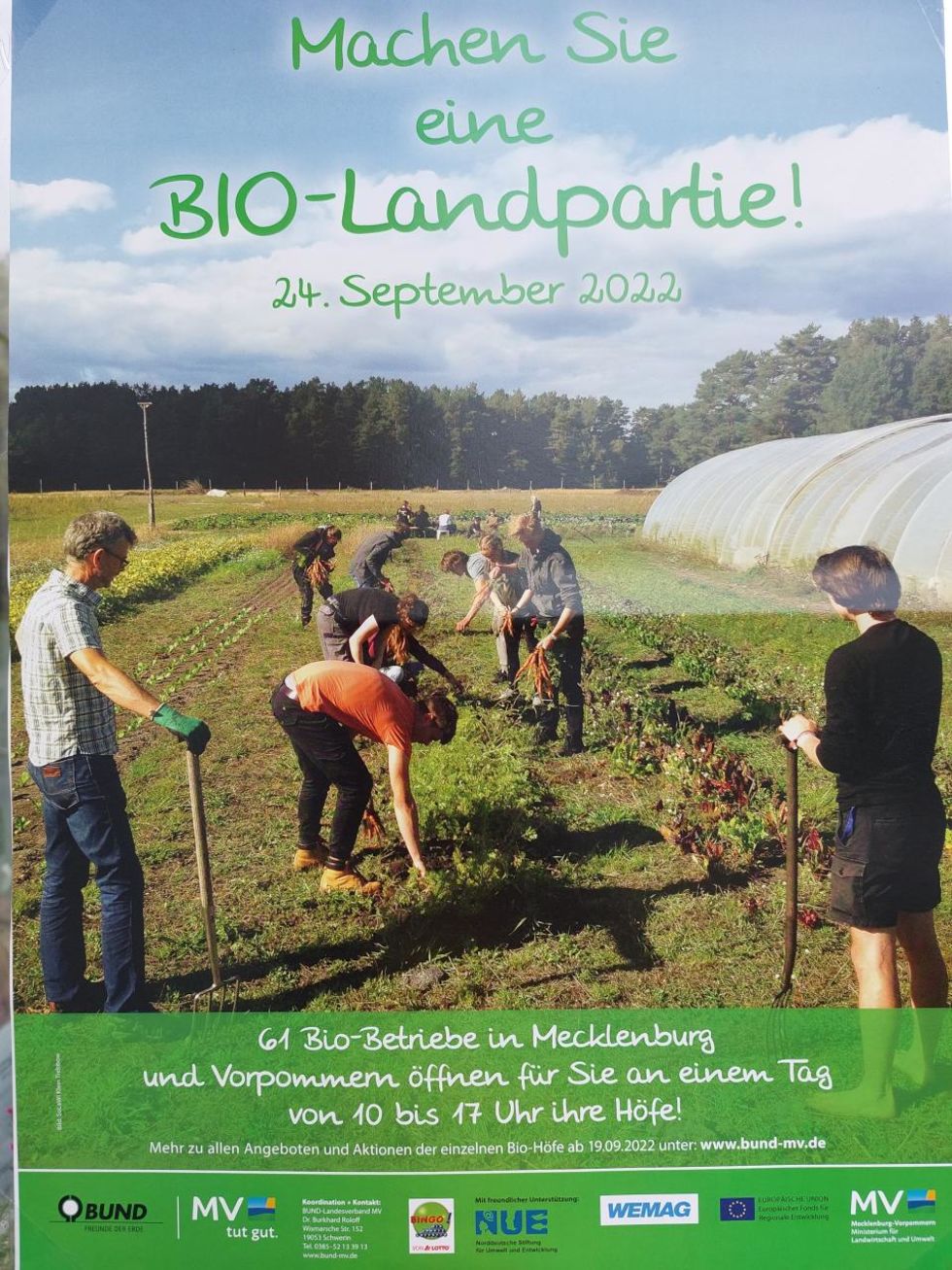 Poster Bio Landpartie