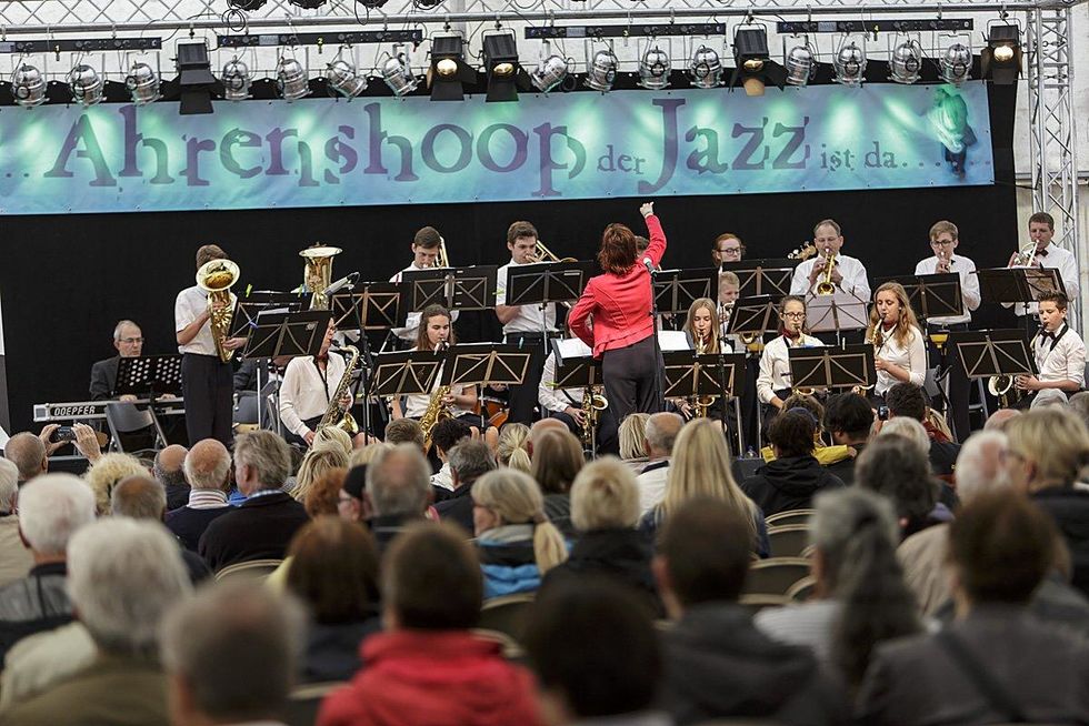 ugend-Musikkorps Rostock e. V. beim 18. Ahrenshooper Jazzfest 2017