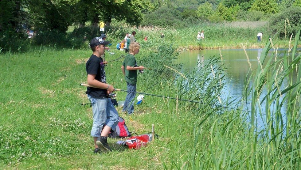 Fishing license course on the Recknitz