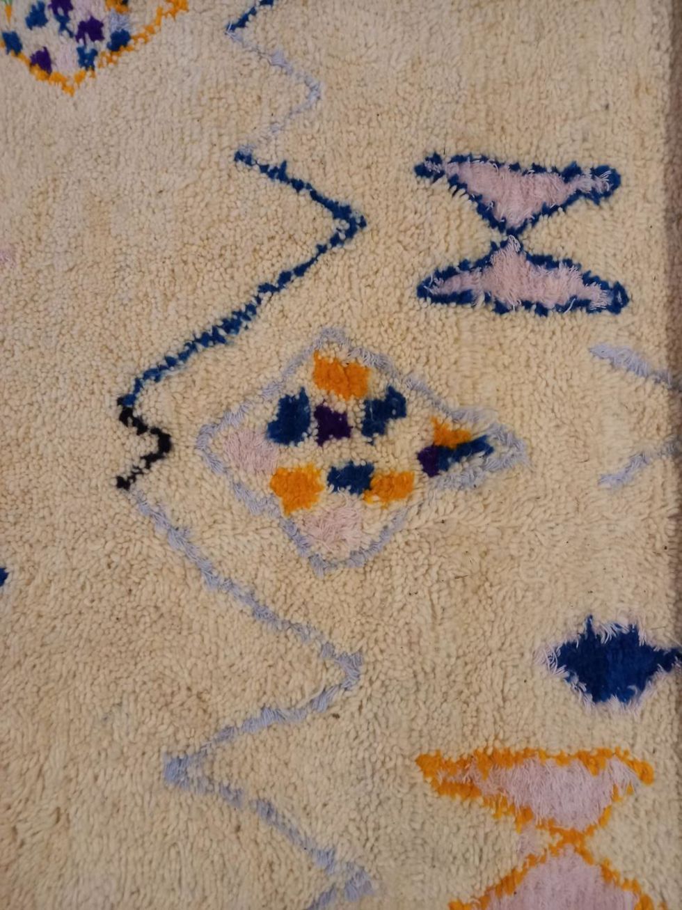 Berber-Teppich aus reiner Wolle, Marokko